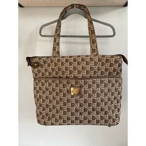 Vintage Liz Claiborne LC Signature Large Handbag Laptop BG